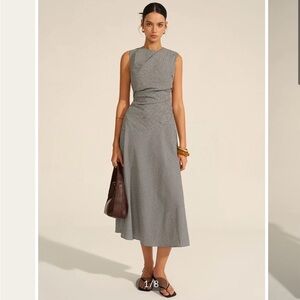 Commense Monochrome Midi Dress